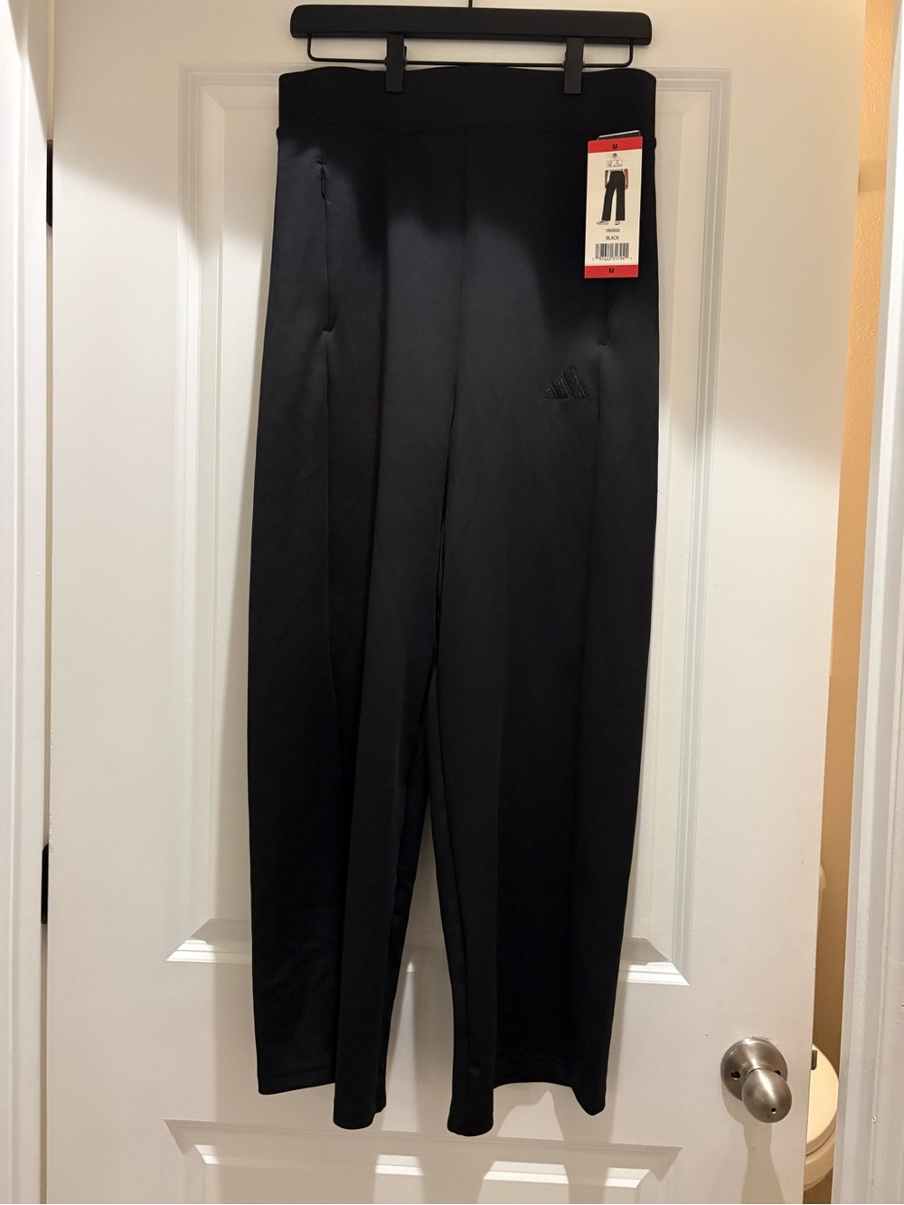 adidas Black Women’s Track Joggers with Subtle Logo